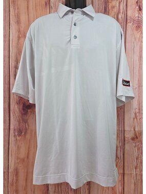 Footjoy Titleist FJ Mens White Polo Shirt XL